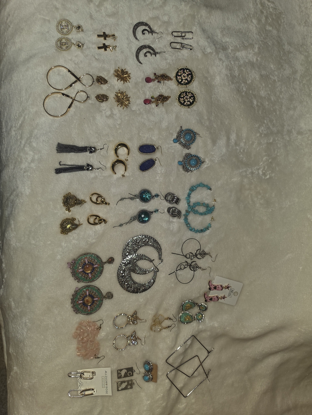 30 Pair Trendy Fashion Earrings Jewelry Lot | Boho, Western, Statement & Dangle